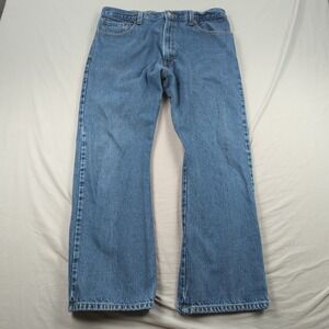 Levis Jeans Mens 38x30 Blue 517 Boot Cut Western Cowboy Casual Preppy